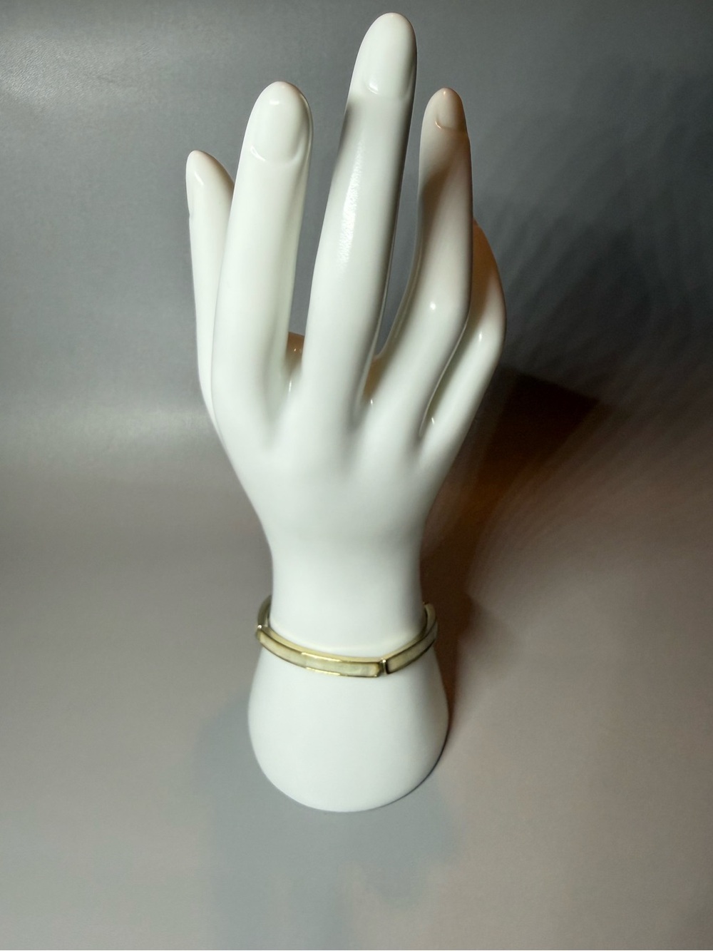 LOFT Gold Tone Hinged Bangle Bracelet